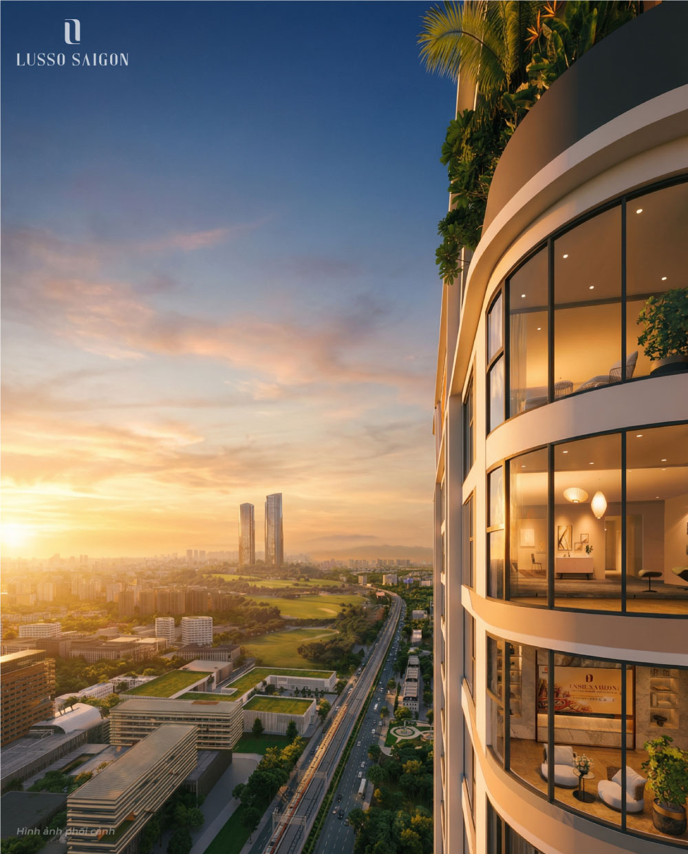 phối cảnh dự án lusso saigon