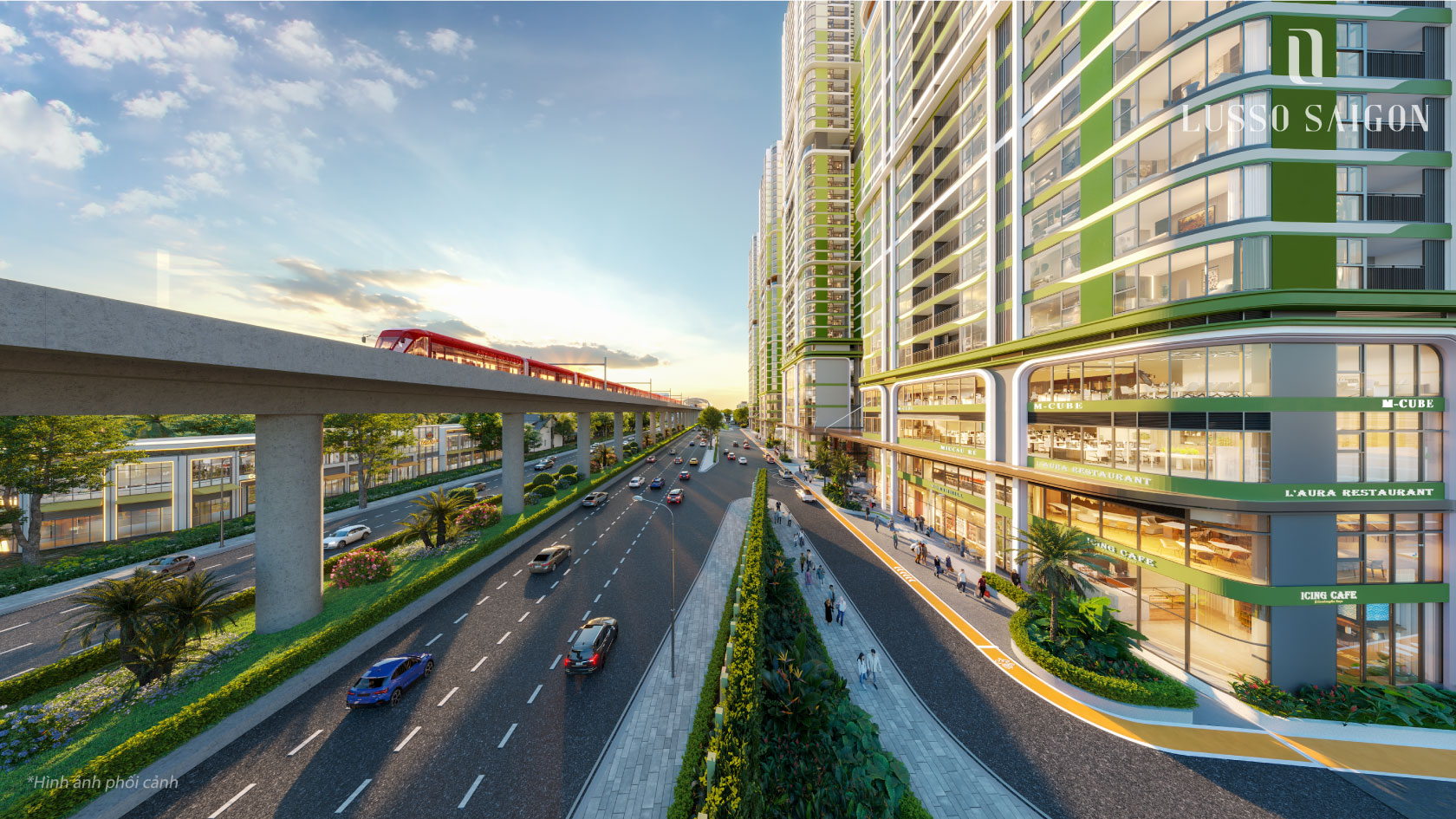 phối cảnh lusso saigon